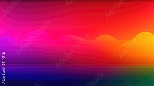 trendy gradient iridescent background, generative ai © ThisDesign