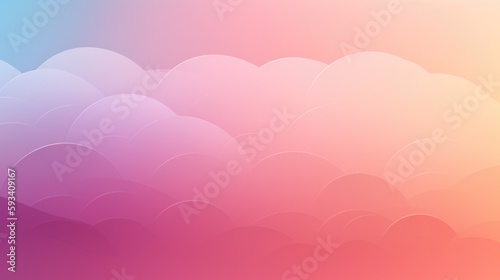 trendy pastel colors gradient background, generative ai