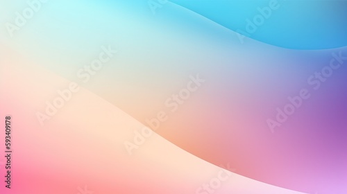 trendy pastel colors gradient background, generative ai
