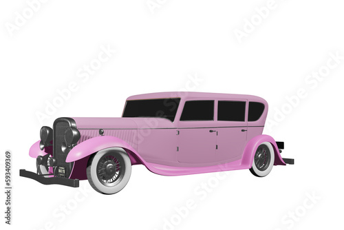 car isolated on white