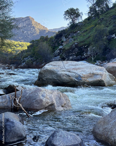 river in the mountains