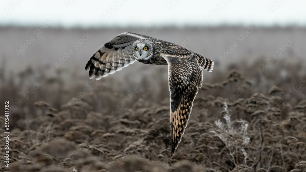 Obraz premium Short-Eared Owl