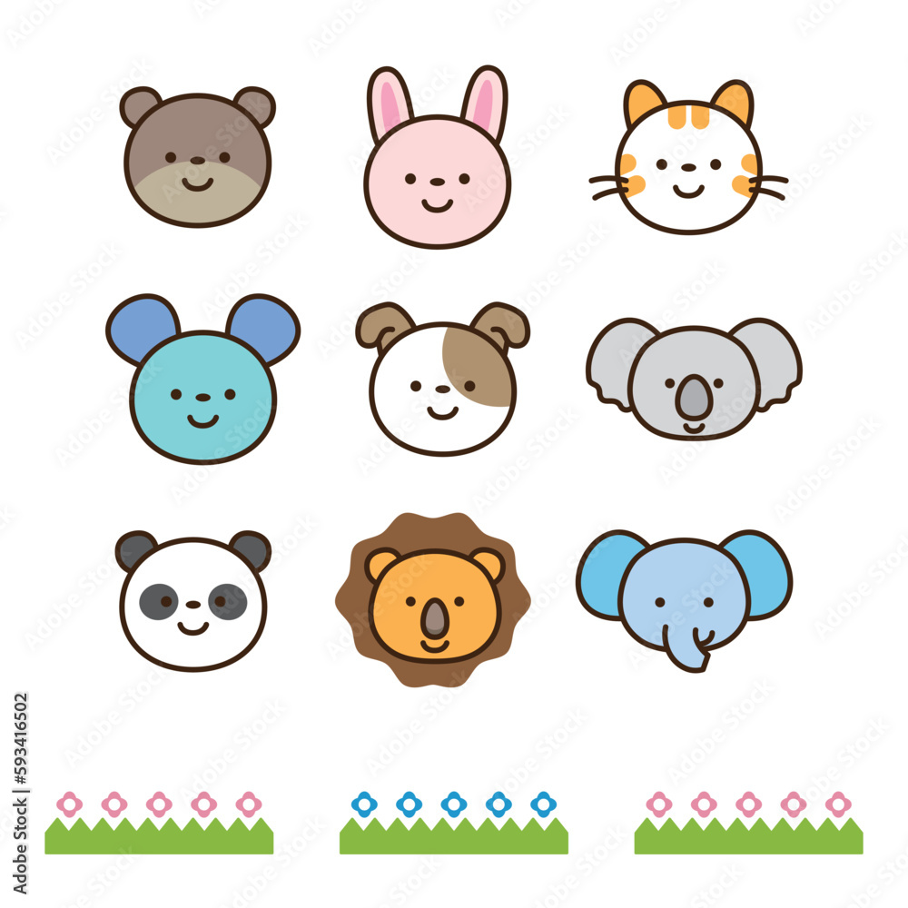 かわいい動物いろいろセット かわいい動物いろいろセット