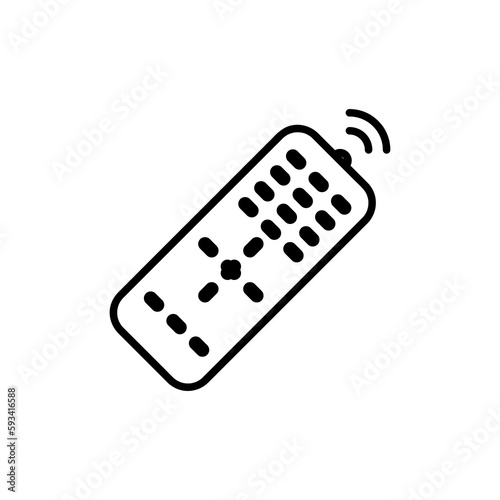 Remote control vector icon flat illustration on white background..eps