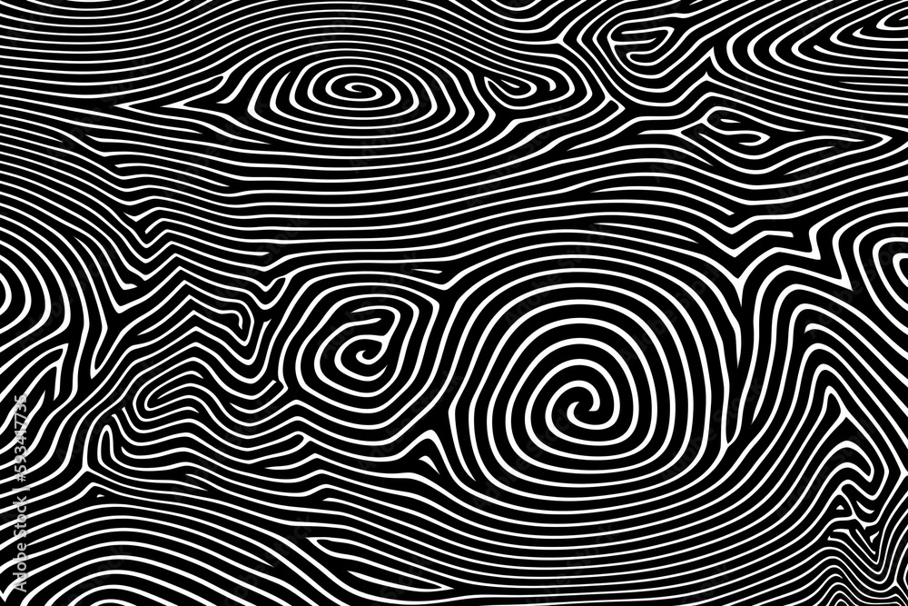 monochromatic design with flowing lines. Generative AI