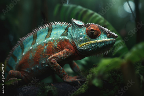 Chameleon - Generative AI © justagirl