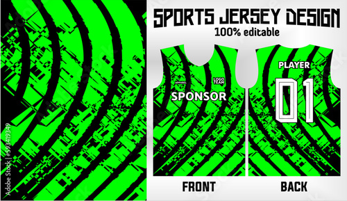 vector sport jersey design