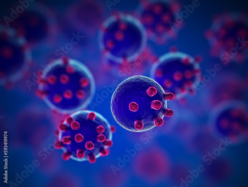 3d rendered illustration of cells