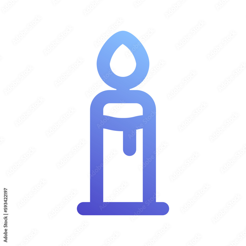 candle gradient icon candle gradient icon