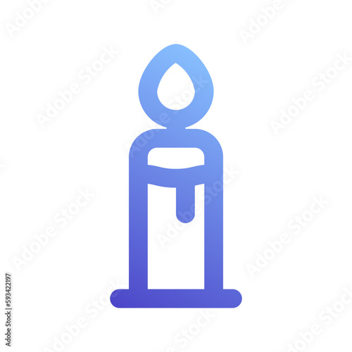candle gradient icon