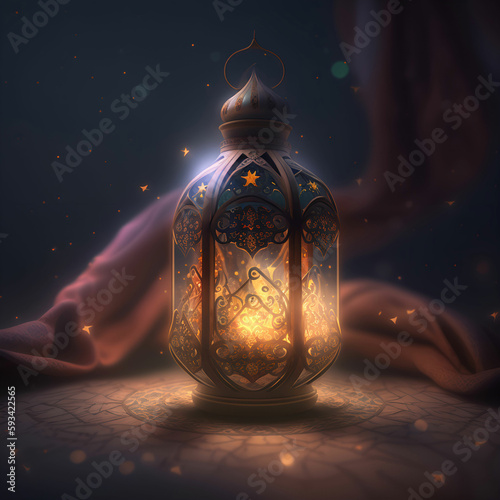 Eid ul fitar lantern image  photo