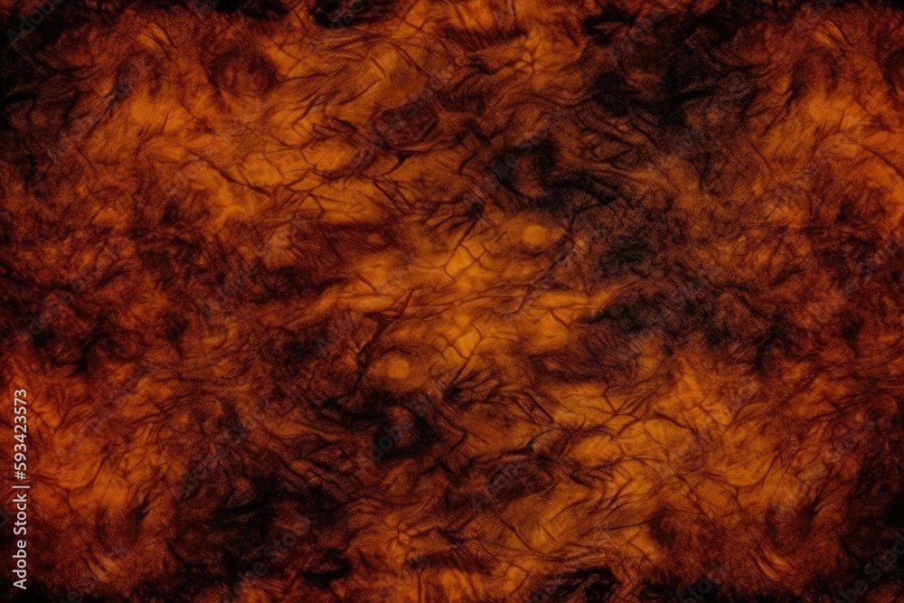 Naklejka premium geometric background in shades of brown and yellow with a bold black border. Generative AI