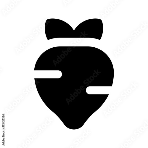 turnip glyph icon