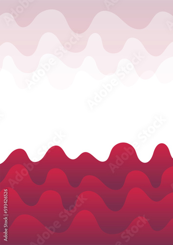 Fluid liquid poster and wave background of dynamic shapes. Wallpaper gradient with liquid shape. Illustration colorful template banner with soft curve and wave.