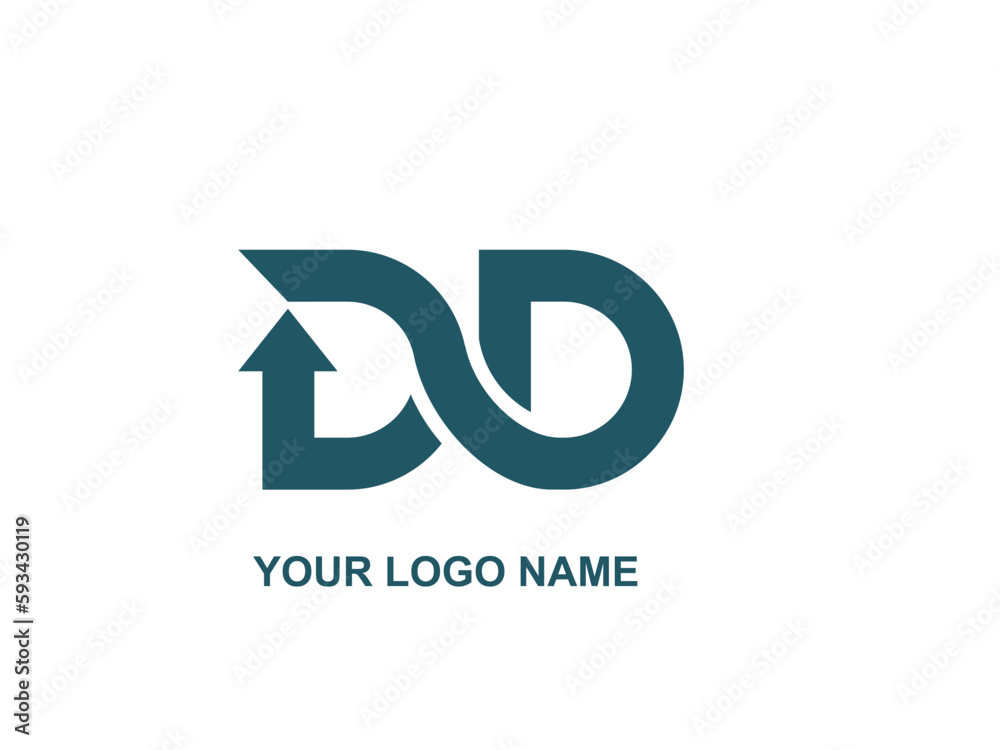 DD, D abstract letters logo monogram DD, D abstract letters logo monogram