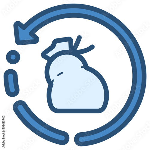 recycle garbage icon
