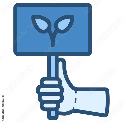 green lifestyle movement icon