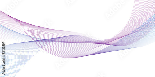 Modern abstract glowing wave background. Dynamic flowing wave lines design element. Futuristic technology and sound wave pattern. PNG file.