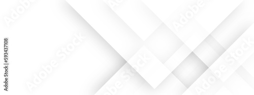 Abstract white background with diamond and triangle shapes layered in modern abstract pattern design, abstract seamless modern white and gray color technology concept geometric line vector background.