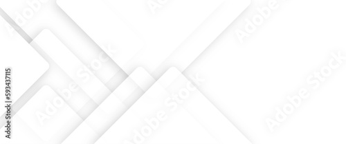 Abstract white background with diamond and triangle shapes layered in modern abstract pattern design, abstract seamless modern white and gray color technology concept geometric line vector background.