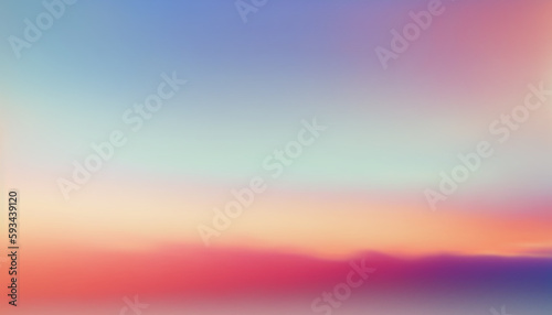 The blur pastels gradient sunset background on soft nature sunrise peaceful morning beach outdoor. © alexkich