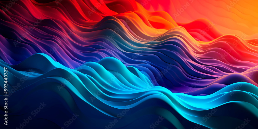 gradient wave background to add a dynamic and modern feel to your website design Generative AI gradient wave background to add a dynamic and modern feel to your website design Generative AI
