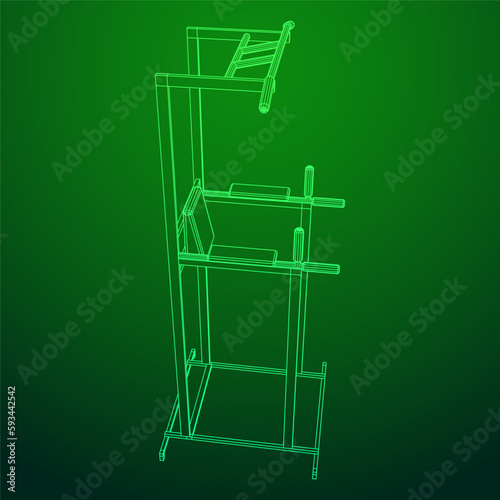 Pull up bar. Upper body workout, bodybuilding exercise.