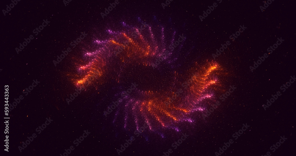 3D rendering abstract multicolor technology fractal light background 3D rendering abstract multicolor technology fractal light background