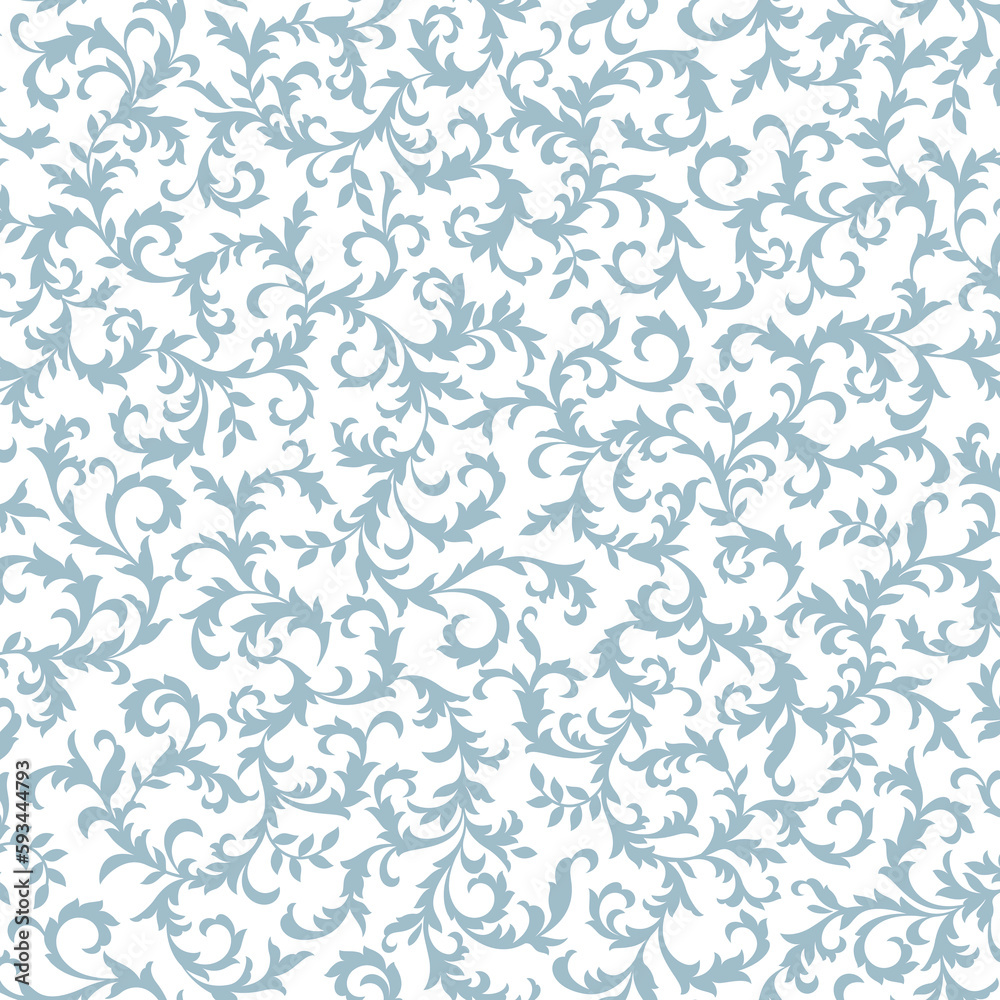 Seamlessly continuous chintz background pattern,