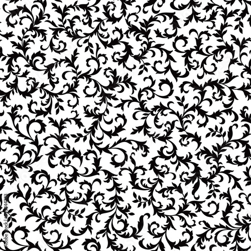Seamlessly continuous chintz background pattern,