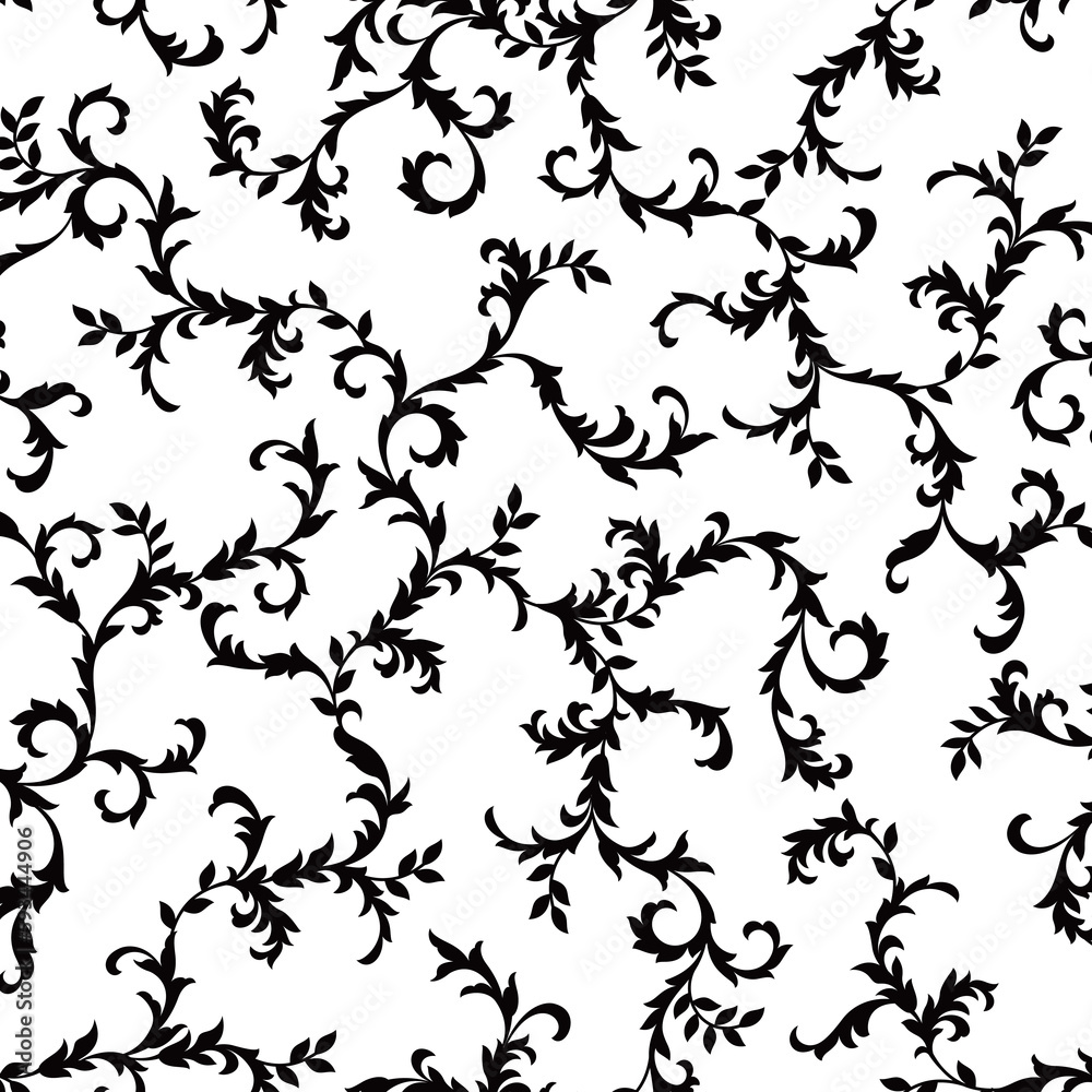 Seamlessly continuous chintz background pattern, Seamlessly continuous chintz background pattern,