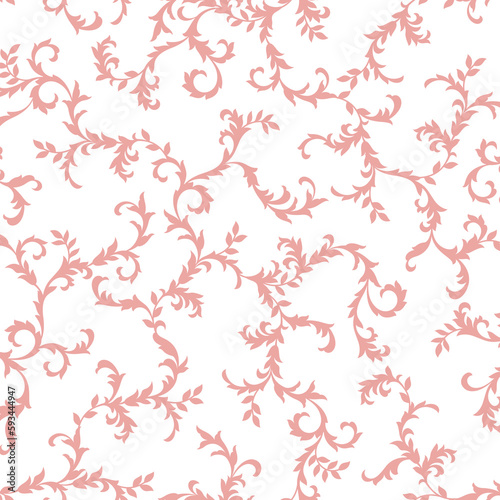 Seamlessly continuous chintz background pattern,