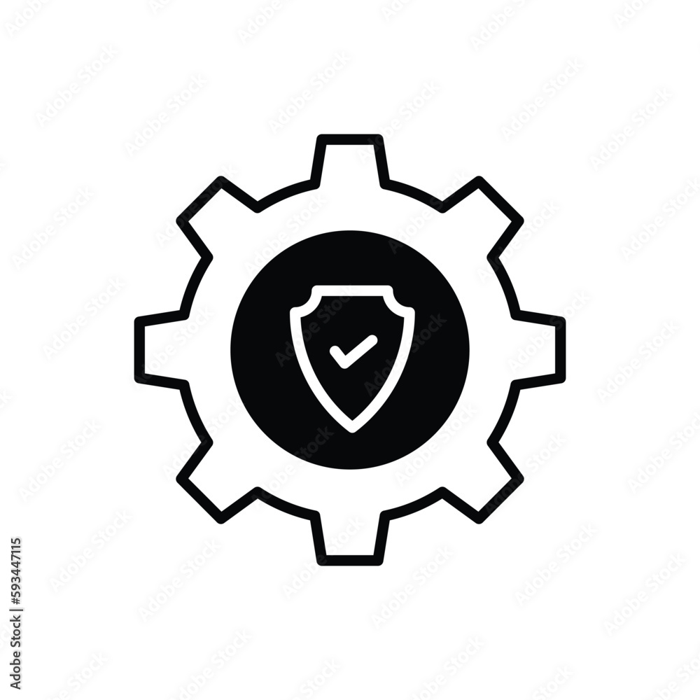 Protection Security icon vector stock. Protection Security icon vector stock.