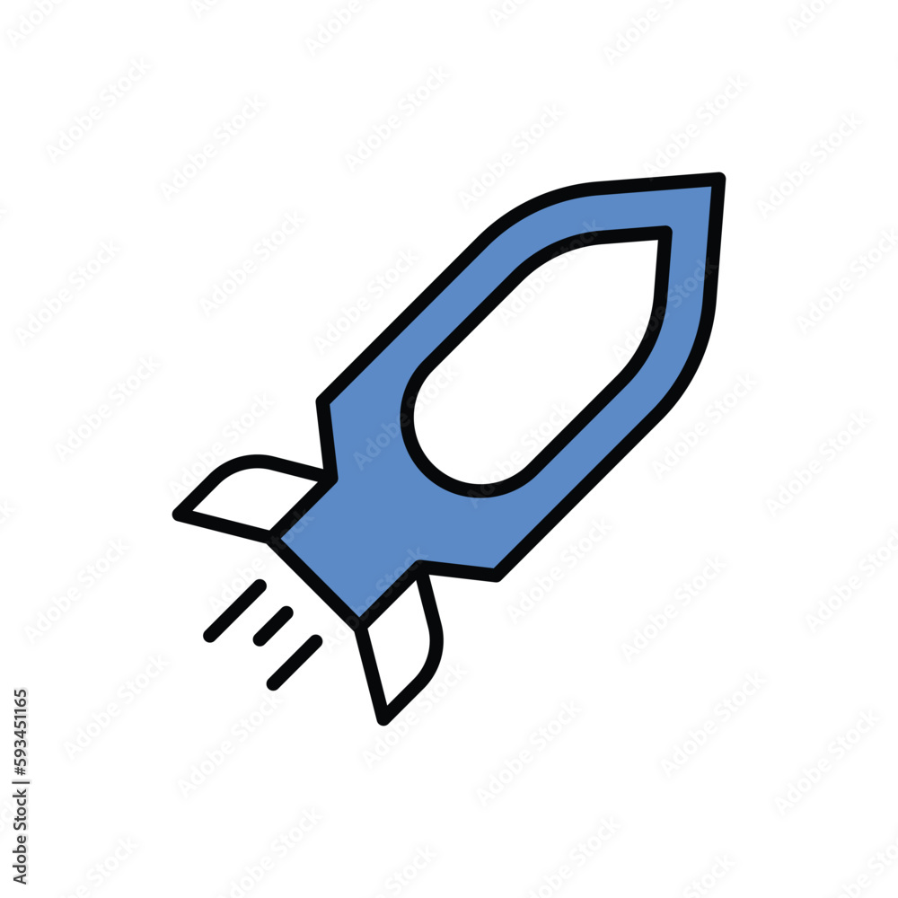Attack icon vector stock. Attack icon vector stock.