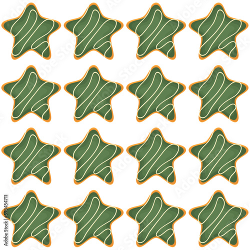Pattern homemade cookie different taste in pastry biscuit