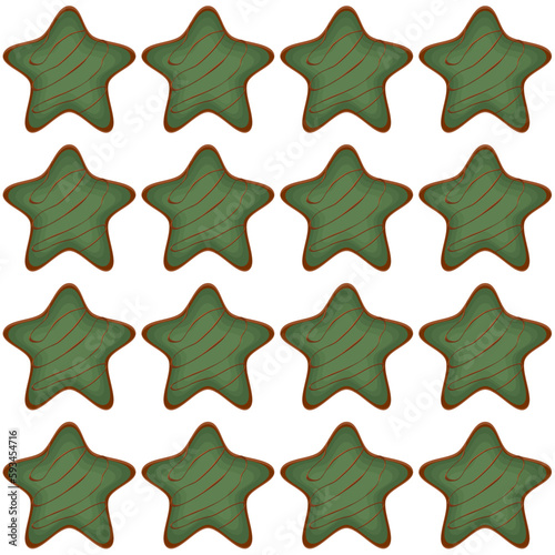 Pattern homemade cookie different taste in pastry biscuit