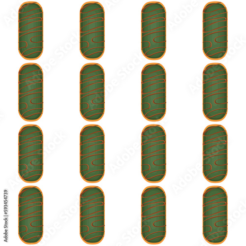 Pattern homemade cookie different taste in pastry biscuit