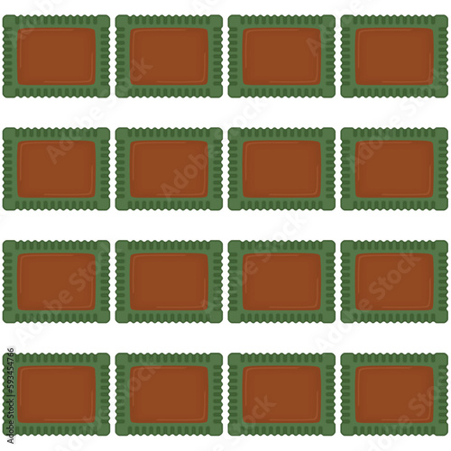 Pattern homemade cookie different taste in pastry biscuit