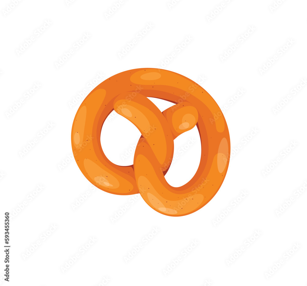 Concept Bakery bread bun loaf. This is a flat vector illustration of a delicious bakery treat a freshly baked pretzel. Vector illustration. Concept Bakery bread bun loaf. This is a flat vector illustration of a delicious bakery treat a freshly baked pretzel. Vector illustration.