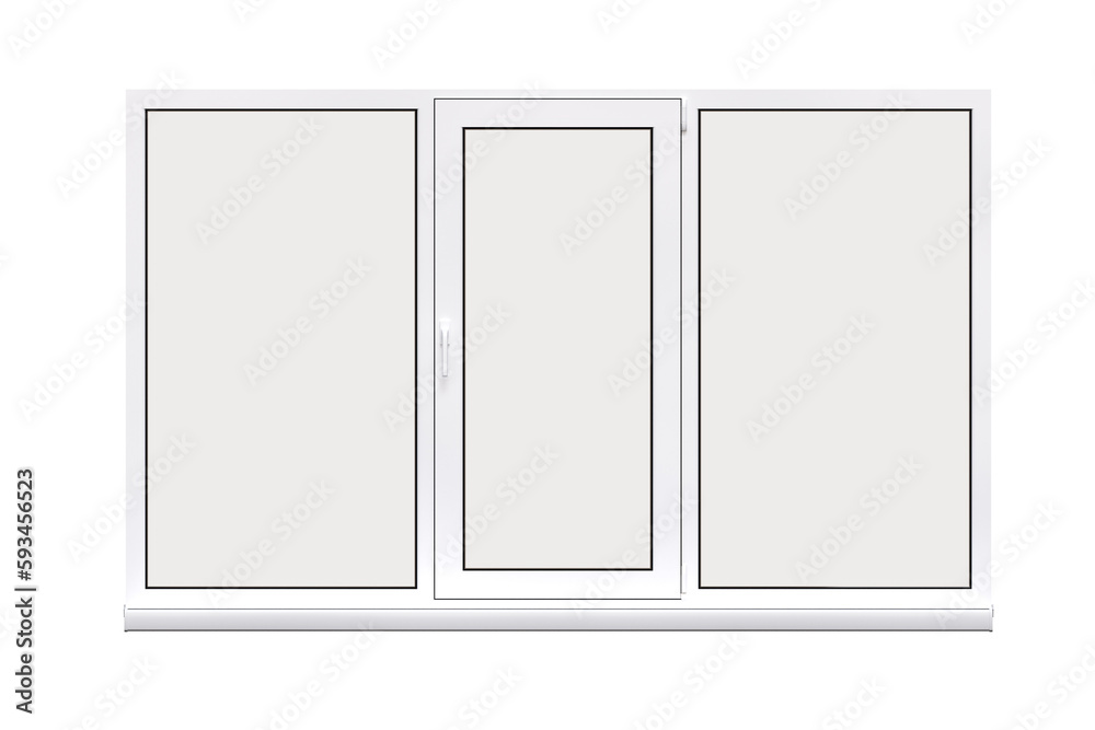 windows in the interior isolated on transparent background, 3D illustration, cg render windows in the interior isolated on transparent background, 3D illustration, cg render