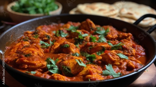  Aromatic and Delicious - Karahi Chicken - An Authentic Indian Culinary Delight Generative Ai
