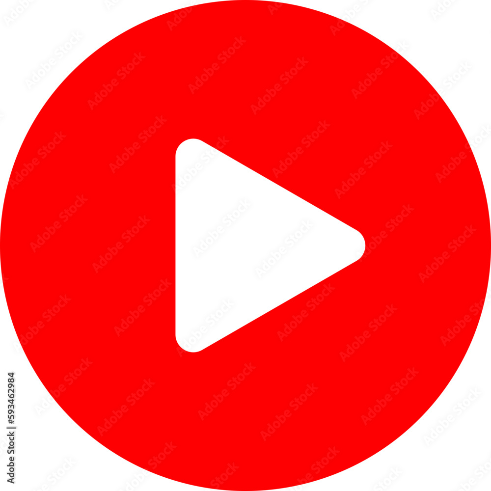 Live streaming set red icons. Play button icon vector illustration. Live streaming set red icons. Play button icon vector illustration.