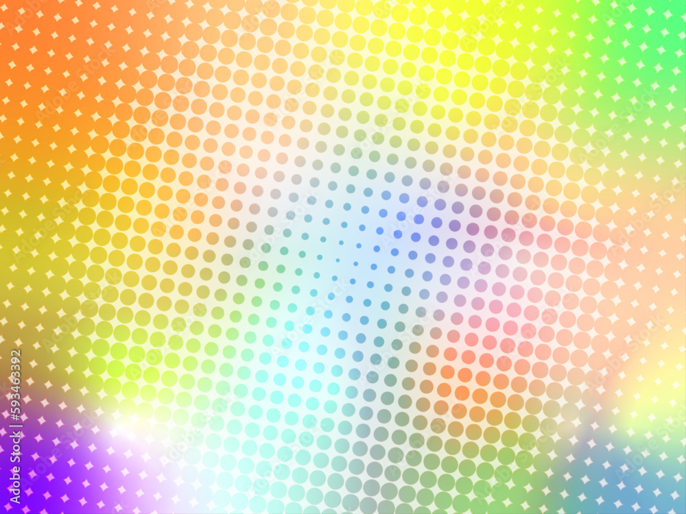 Rainbow material (color halftone) Rainbow material (color halftone)