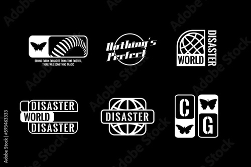 Graphic tee design style streetwear