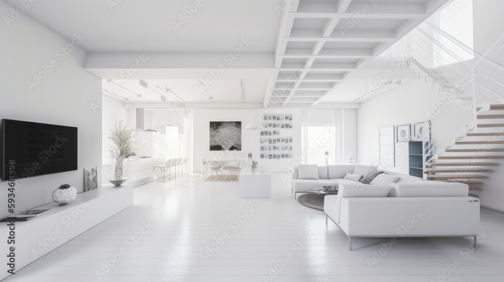 Stylish Interior Design Background. Modern Home. Generative AI. Stylish Interior Design Background. Modern Home. Generative AI.