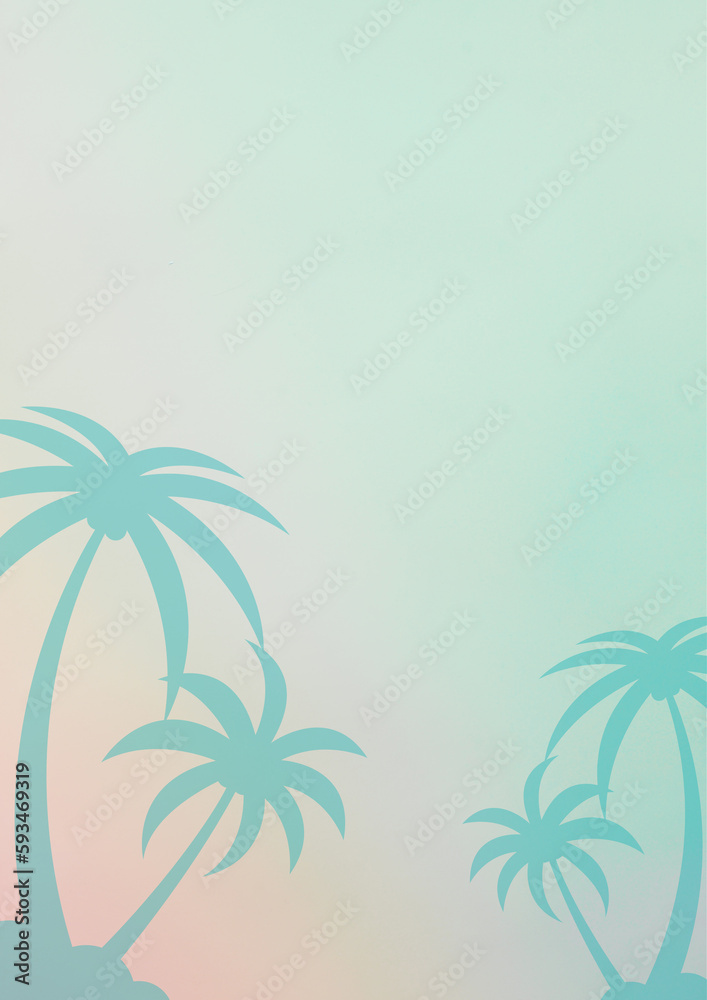 Sea sandy beach background image in summer, bright colors, nice and fresh atmosphere.
