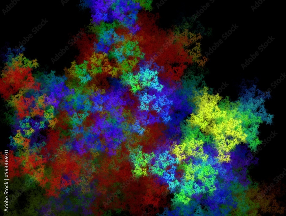 Imaginatory fractal abstract background Image