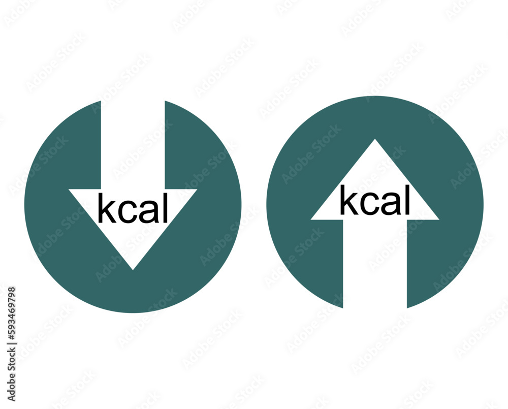 Set of Calories healthy diet icon, nutrition food low sign, kcal zero web vector illustration Set of Calories healthy diet icon, nutrition food low sign, kcal zero web vector illustration