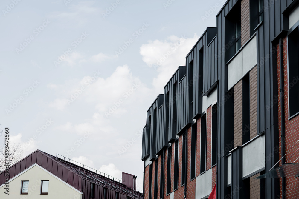 New modern apartment building