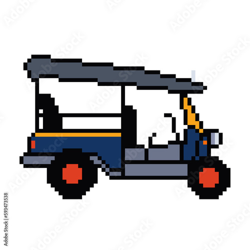 Tuk Tuk - Pixel art Icon